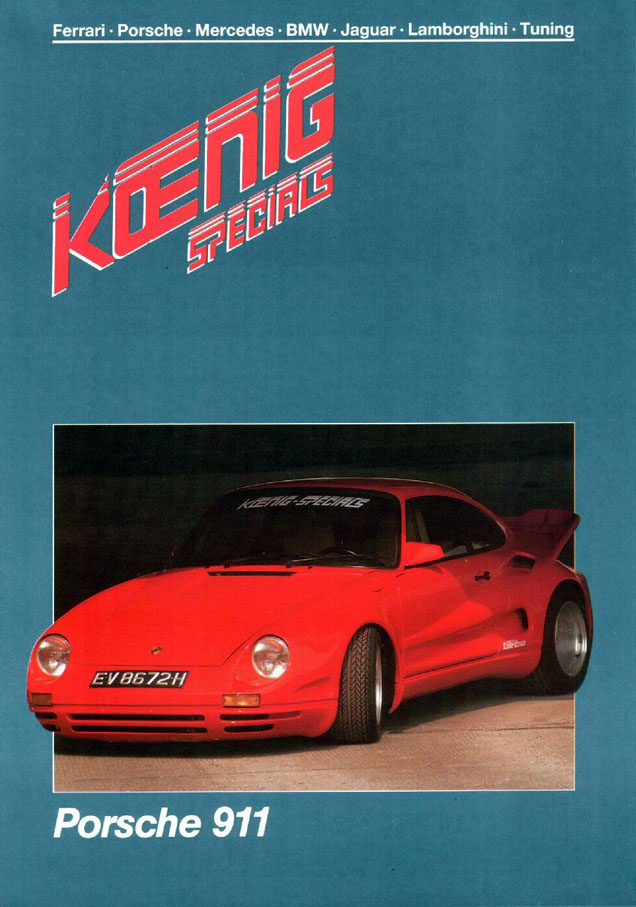 Рекламный буклет Koenig Specials 930 Turbo