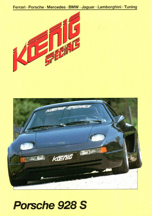 Рекламный буклет Koenig Specials 928S