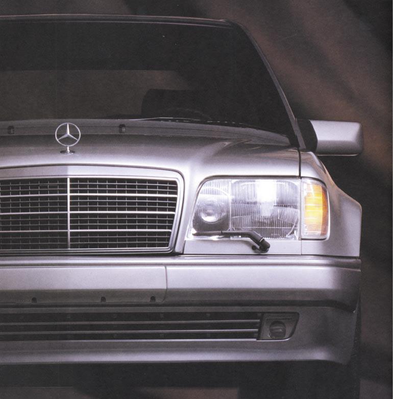 Рекламная брошюра Mercedes E500