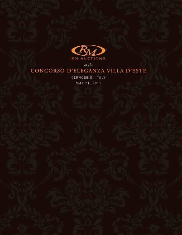 Книга Concorso d'Eleganza Villa d'Este 2011