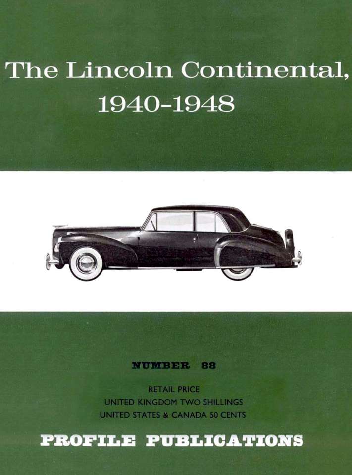 Книга The Lincoln Continental 1940-1948