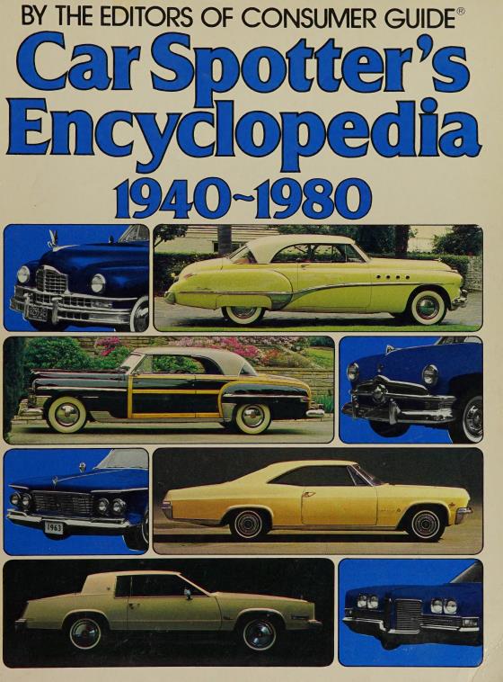Книга Car Spotters Encyclopedia 1940-1980