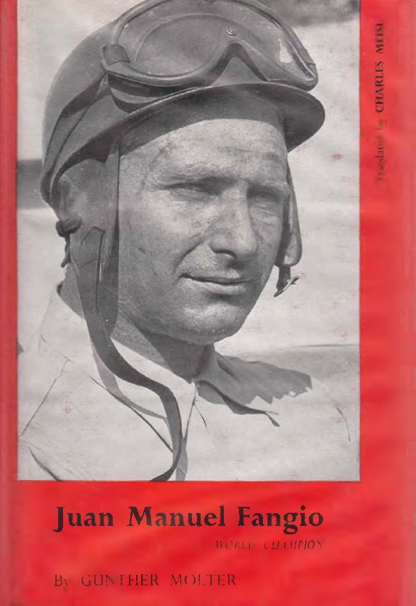 Книга Juan Manuel Fangio. Автор: Gunther Molter
