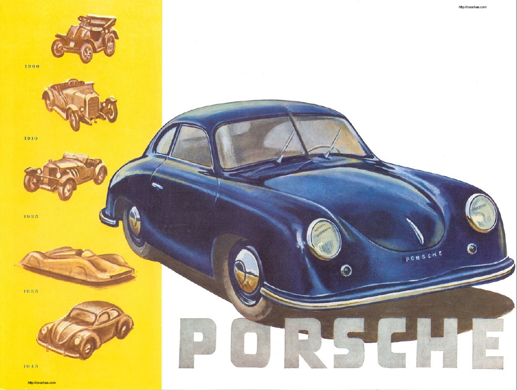 Рекламный буклет Porsche 356 pre-A