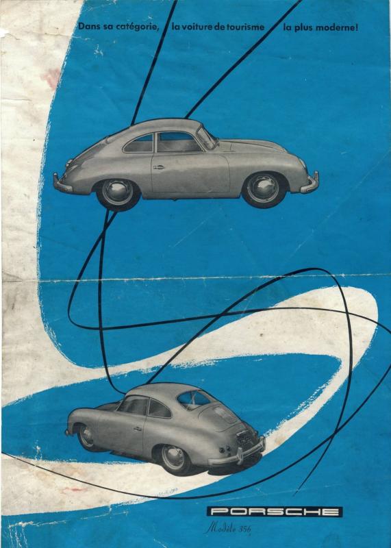 Рекламный буклет Porsche 356 pre-A Coupe