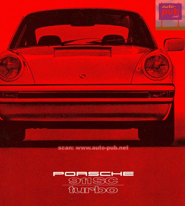 Рекламный буклет Porsche 911SC & 930