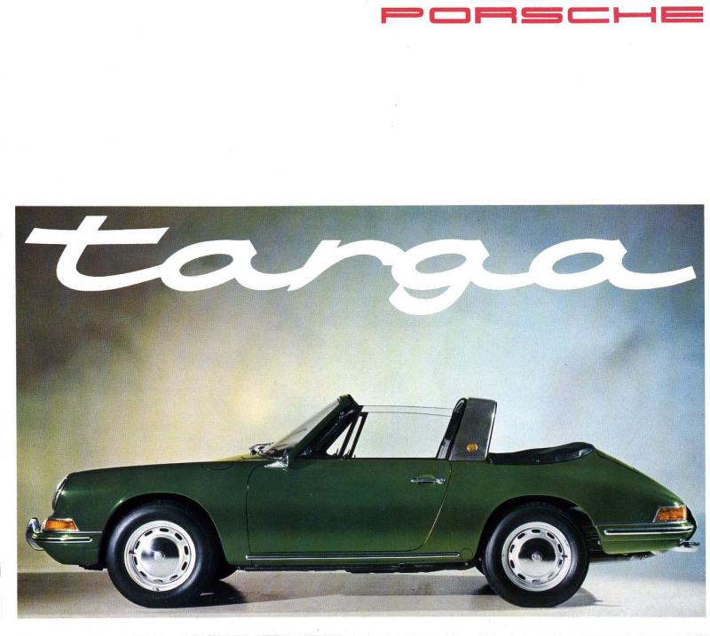 Рекламный буклет Porsche 911/912 Targa