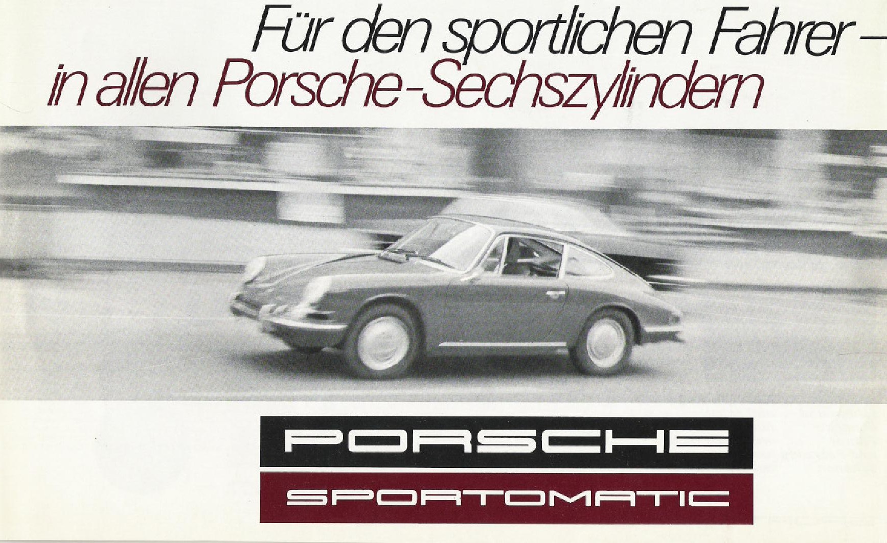 Рекламный буклет Porsche sportomatic