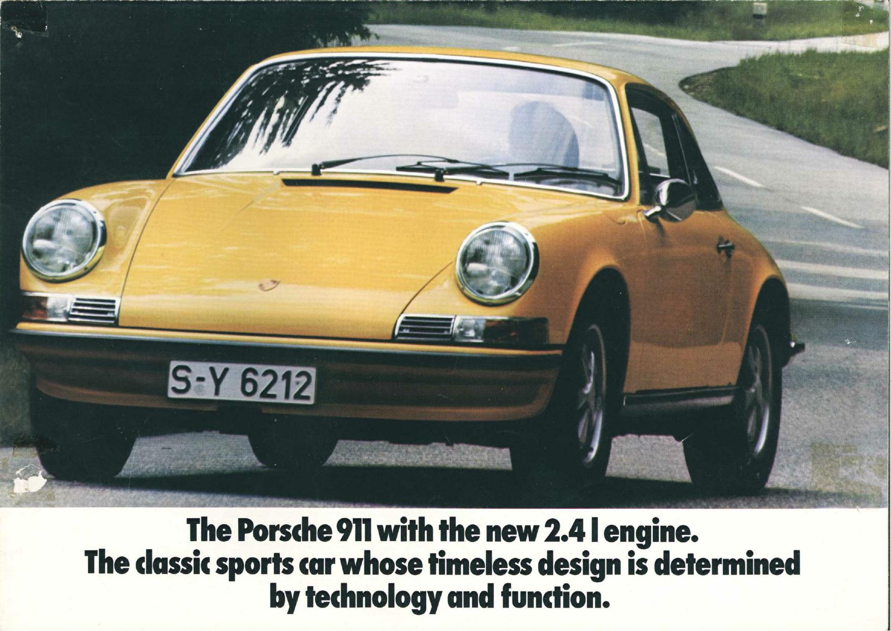 Рекламный буклет Porsche 911 US