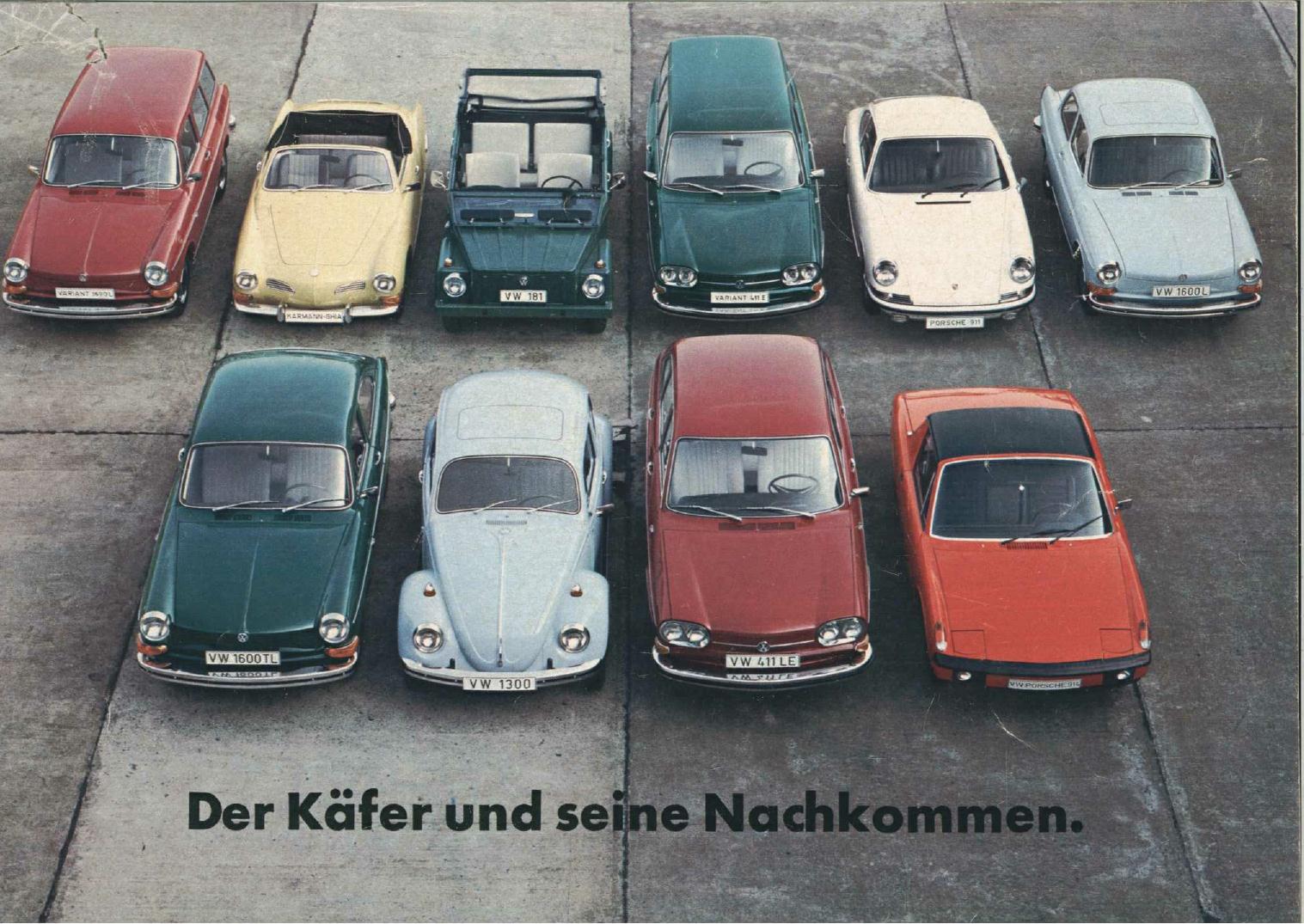 Рекламный буклет VW и Porsche