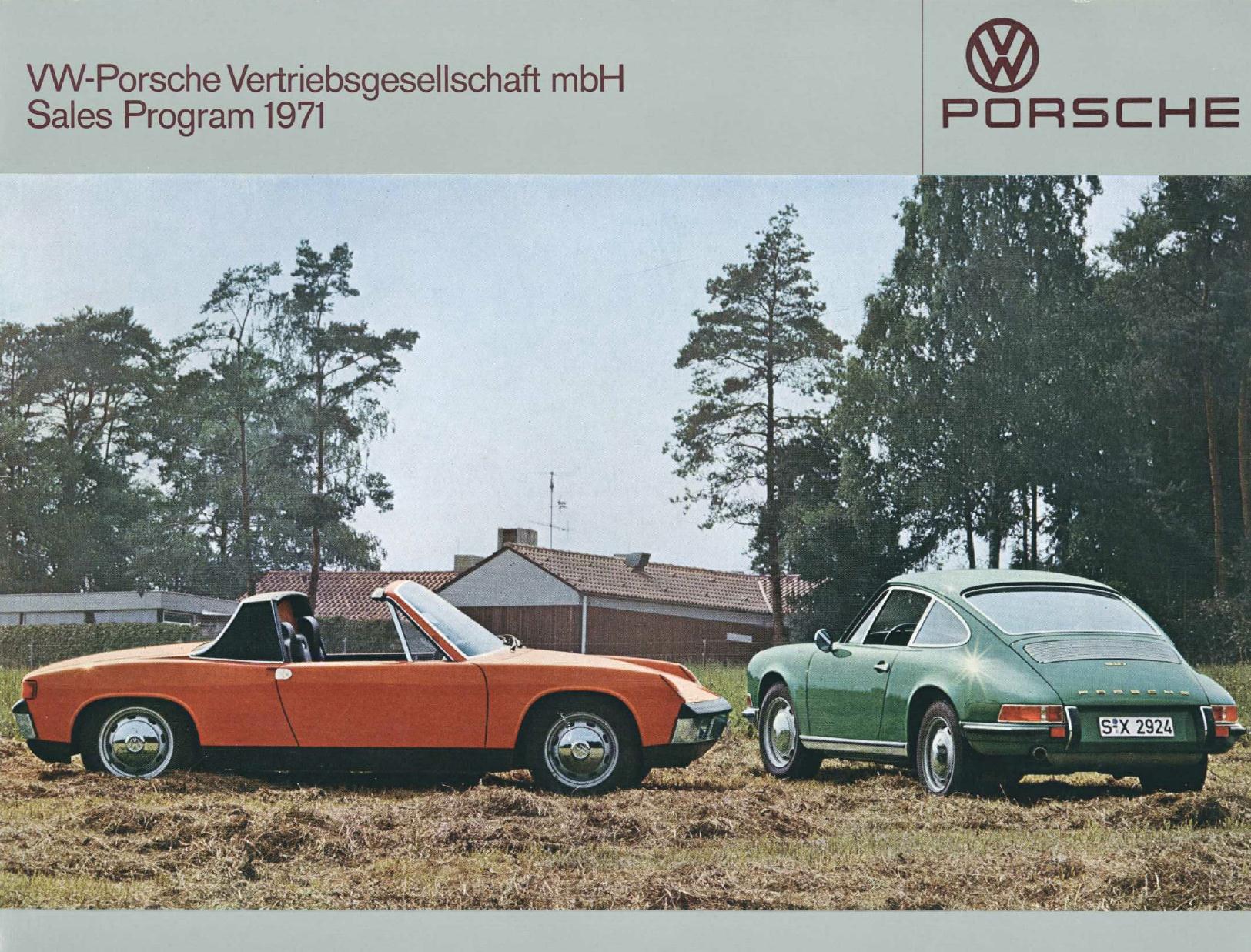 Рекламный буклет Porsche 911/914