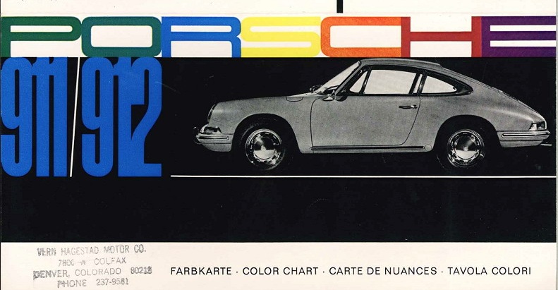 Porsche 911/912 color chat