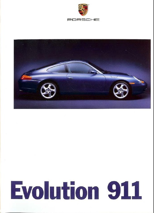 Рекламный буклет Porsche 996 Carrera 1998 MY