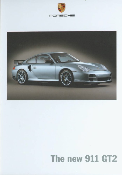 Рекламный буклет Porsche 996 GT2 2003 MY