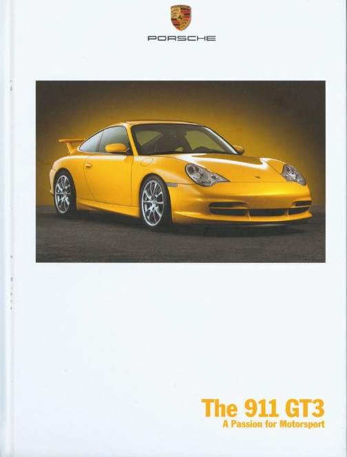 Рекламный буклет Porsche 996 GT3 2003 MY