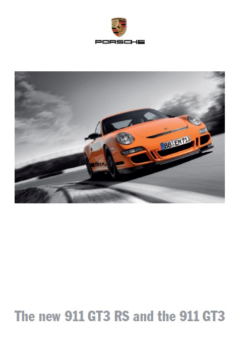Рекламный буклет Porsche 997 GT3 & GT3 RS 2006 MY