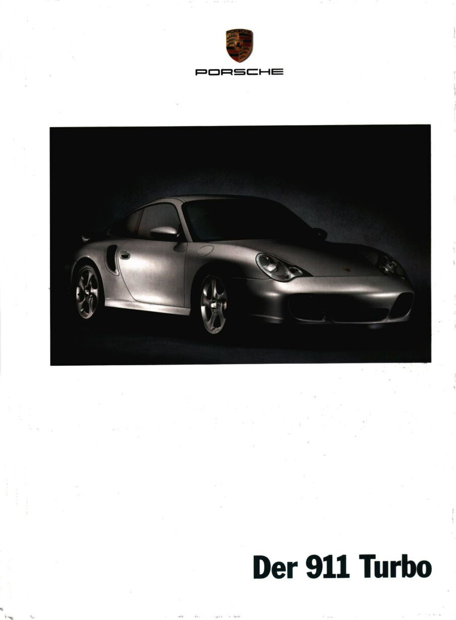 Рекламный буклет Porsche 996 Turbo