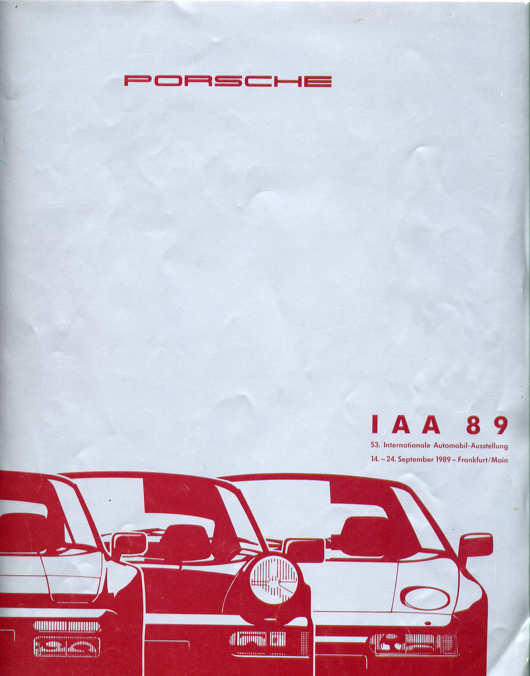 Рекламный буклет Porsche 1990 MY