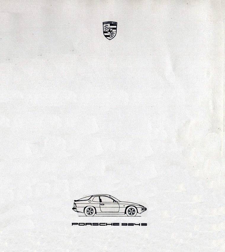 Рекламный буклет Porsche 924S