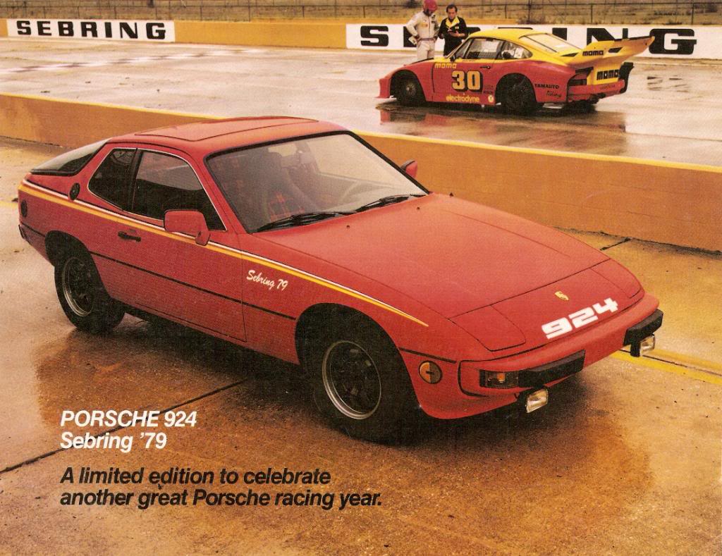 Рекламный буклет Porsche 924 Sebring