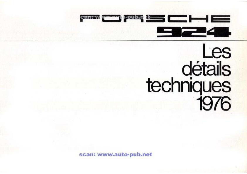 Технические характеристики Porsche 924