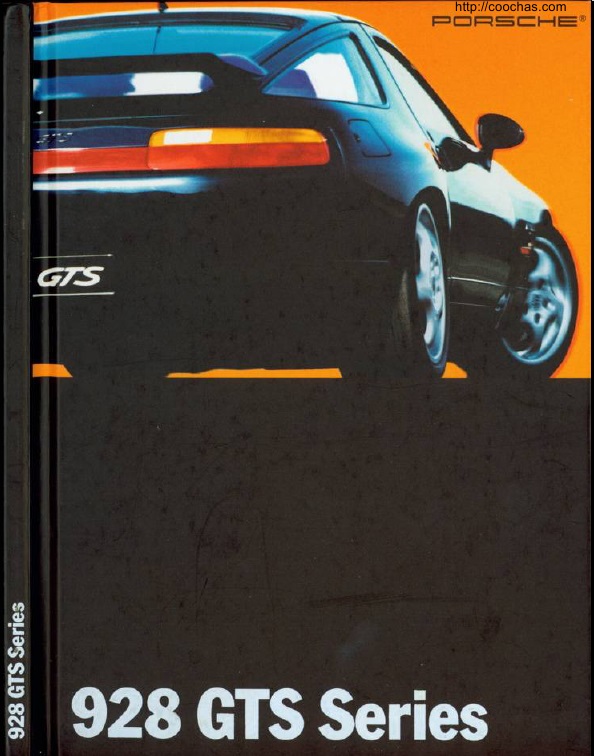 Рекламная брошюра Porsche 928 GTS 1994MY