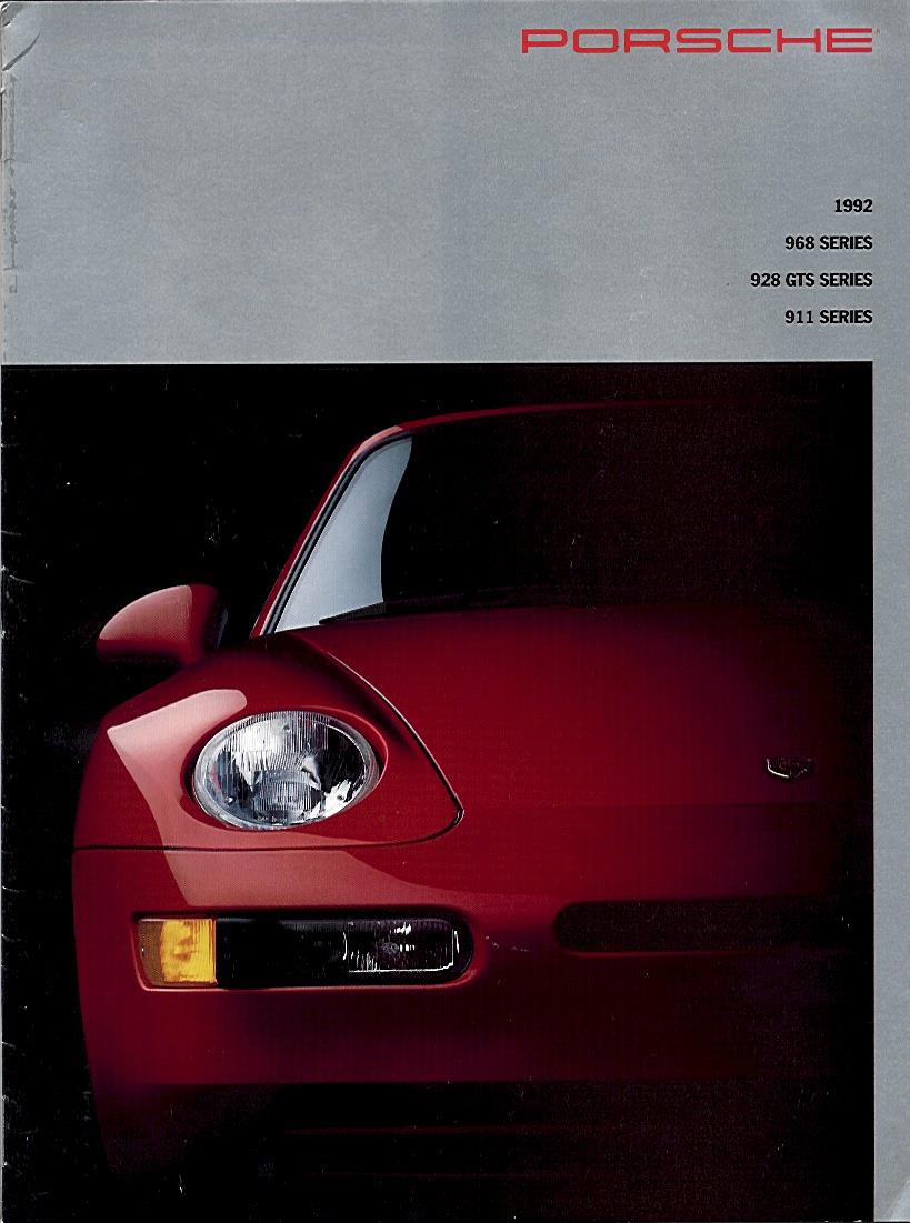Рекламный буклет Porsche 1992 MY