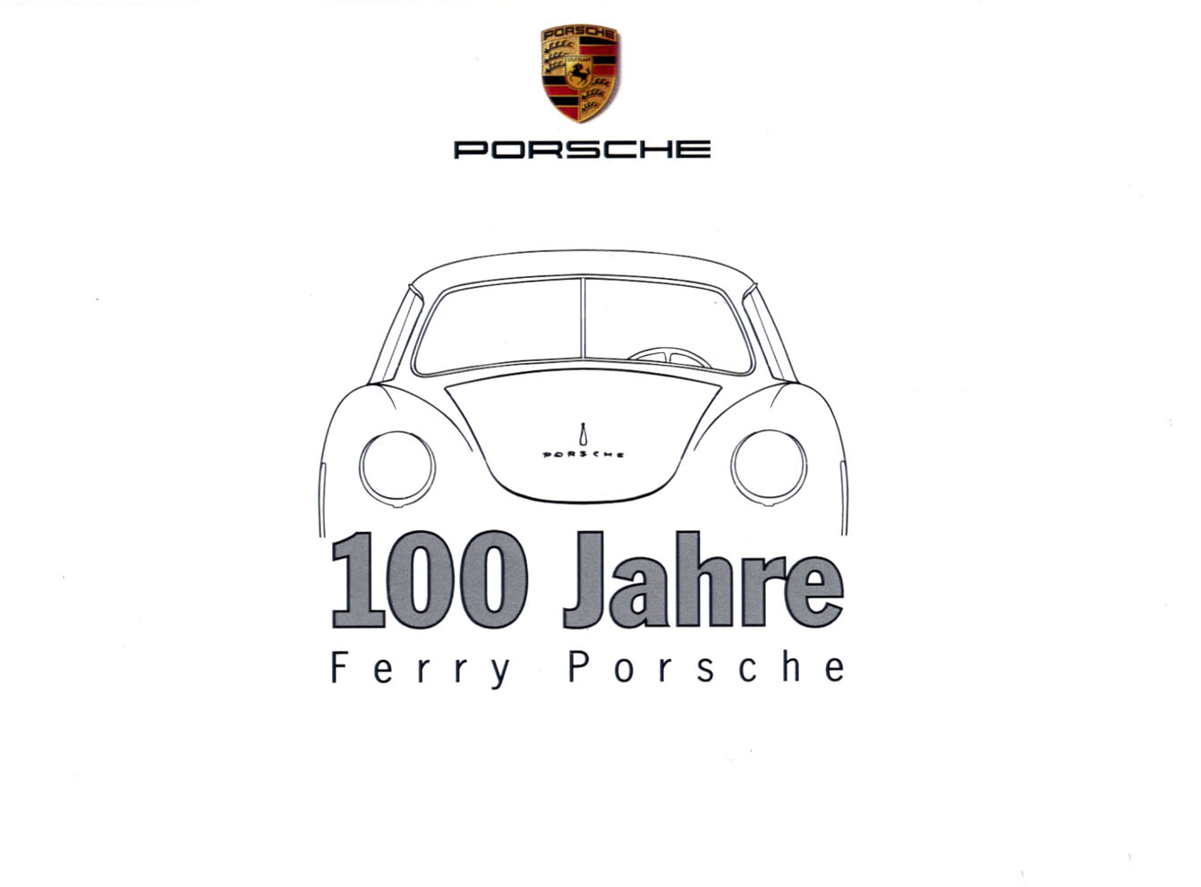 Рекламный буклет Porsche 100 Jahre