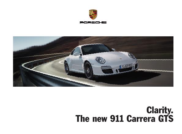 Рекламный буклет Porsche 997 Carrera GTS