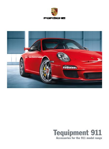 Рекламный буклет Porsche 997 Tequipment