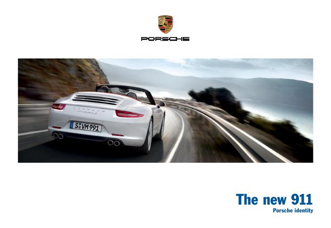 Рекламный буклет Porsche 991 Carrera
