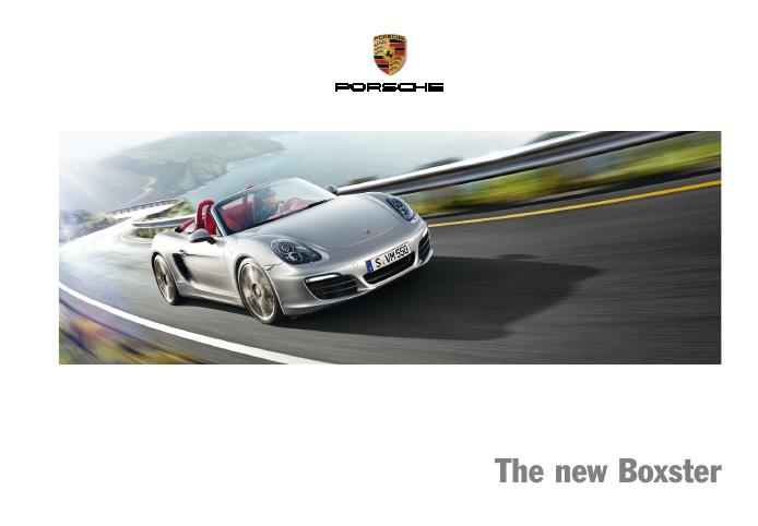 Рекламный буклет Porsche 981 Boxster