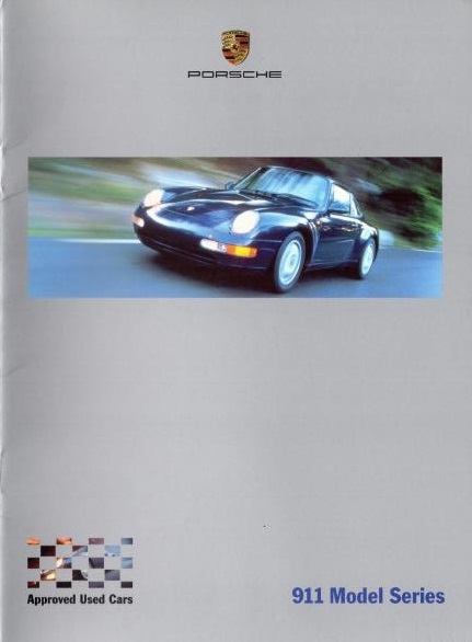 Рекламный буклет Porsche 911 model series: 964, 993, 996