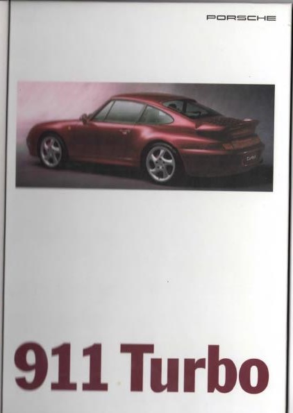 Рекламная брошюра Porsche 993 Turbo