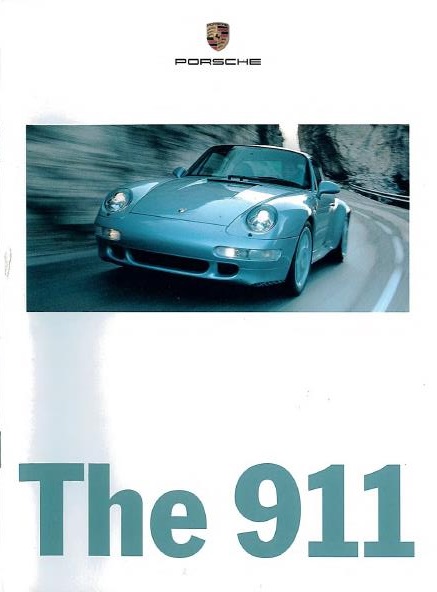Рекламная брошюра Porsche 993 1996MY UK