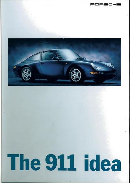 Рекламная брошюра Porsche 993 1996MY