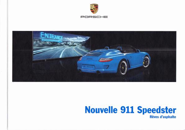 Рекламный буклет Porsche 997 Speedster