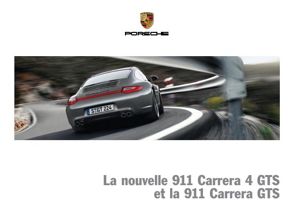 Рекламный буклет Porsche 997 Carrera GTS, Carrera 4 GTS