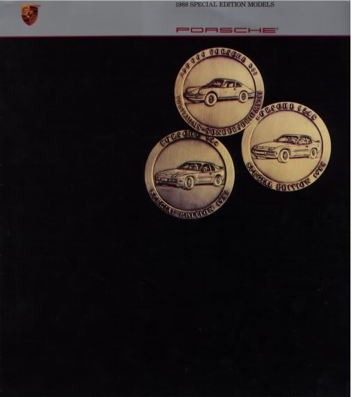 Рекламный буклет Porsche specal edition models