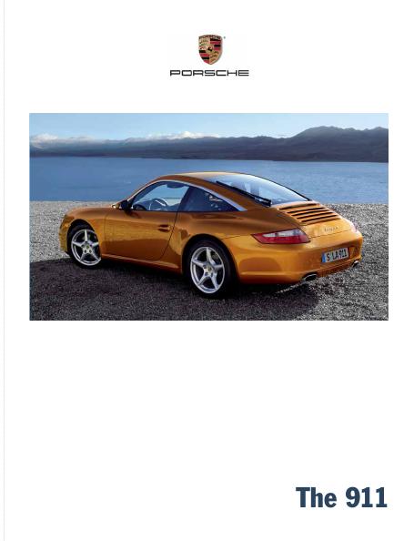 Рекламный буклет Porsche 997 2006 MY
