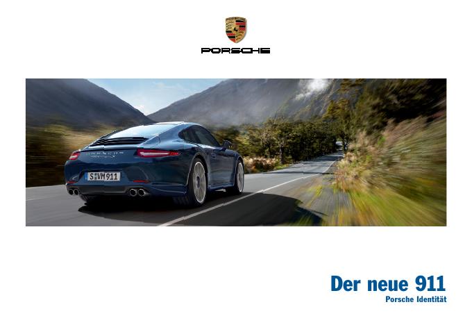 Рекламный буклет Porsche 991 Carrera DE