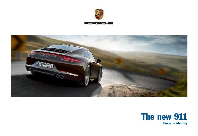 Рекламный буклет Porsche 991 2012MY