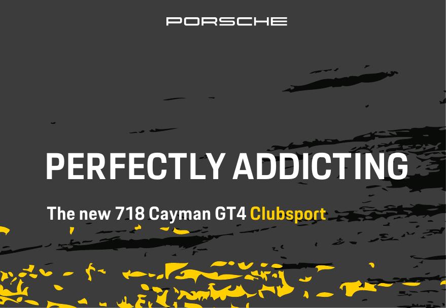 Рекламный буклет Porsche 982 Cayman GT4 Club Sport