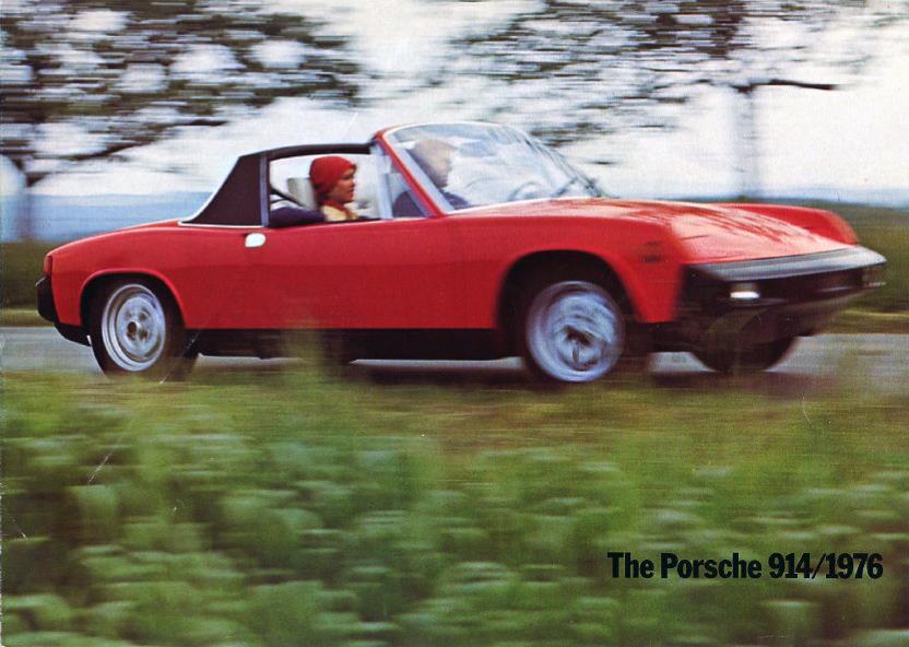 Рекламный буклет Porsche 914 1976 MY