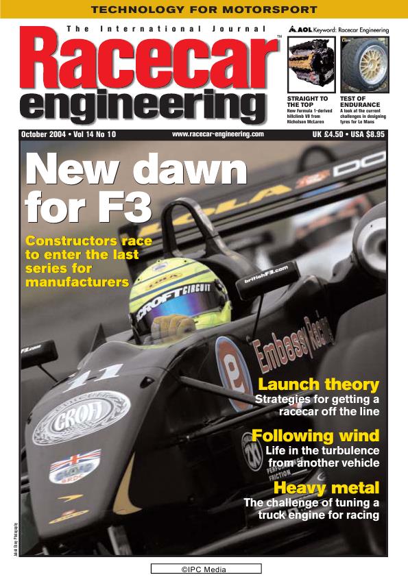 Журнал Racecar Engineering октябрь, 2004