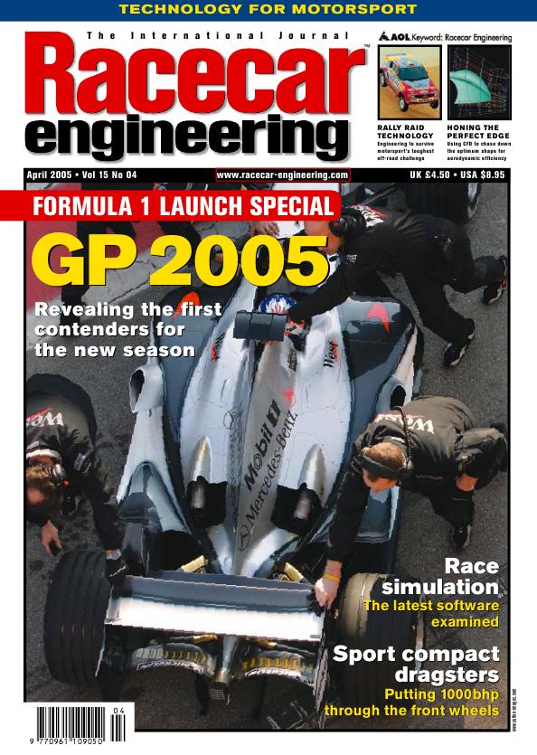 Журнал Racecar Engineering апрель, 2005
