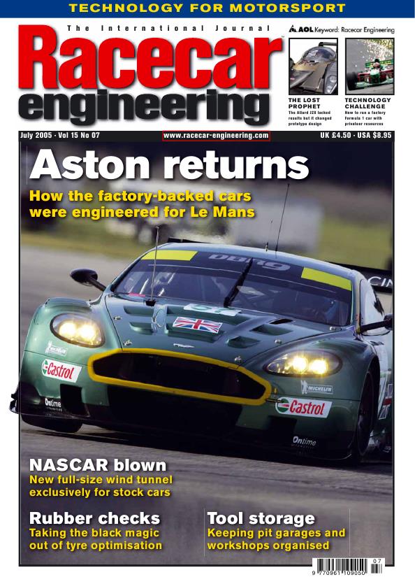 Журнал Racecar Engineering июль, 2005