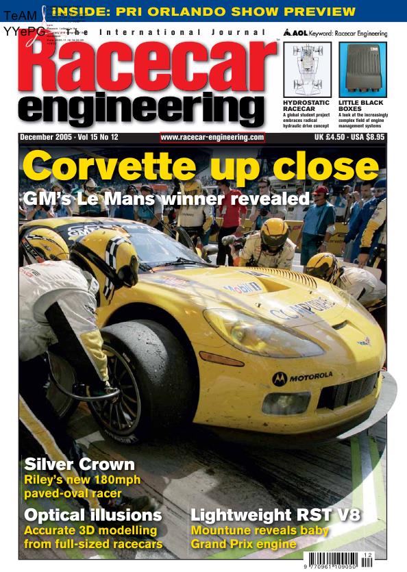 Журнал Racecar Engineering декабрь, 2005