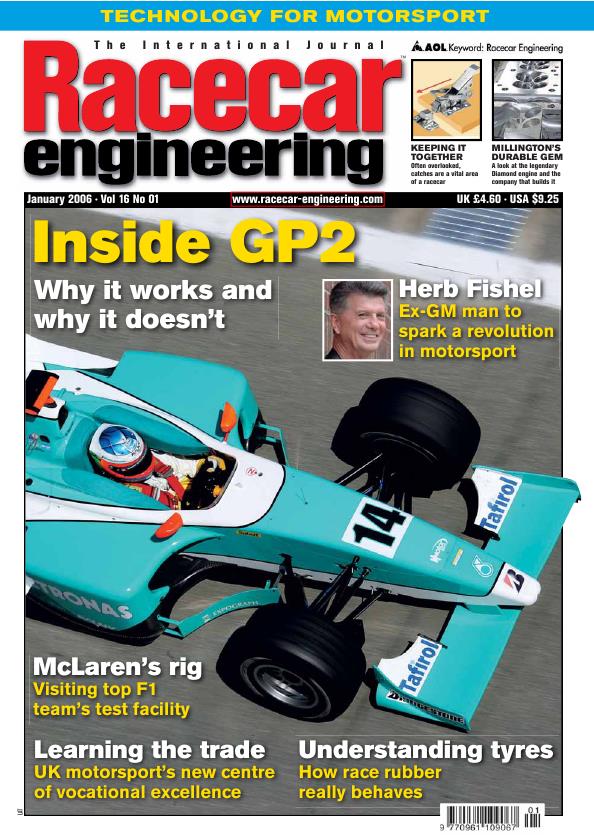 Журнал Racecar Engineering январь, 2006