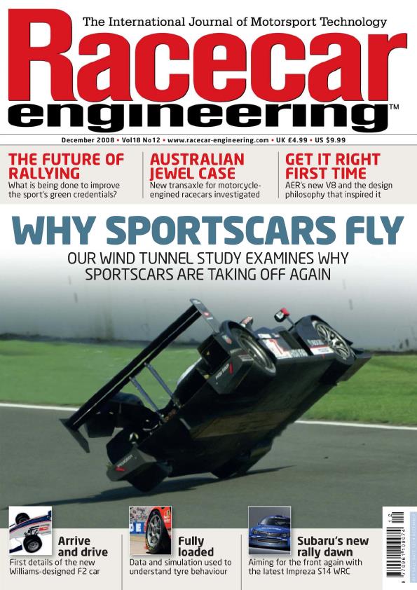 Журнал Racecar Engineering декабрь, 2008